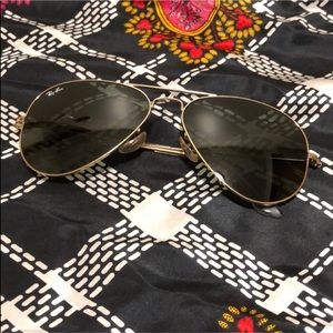 Rayban aviator black large